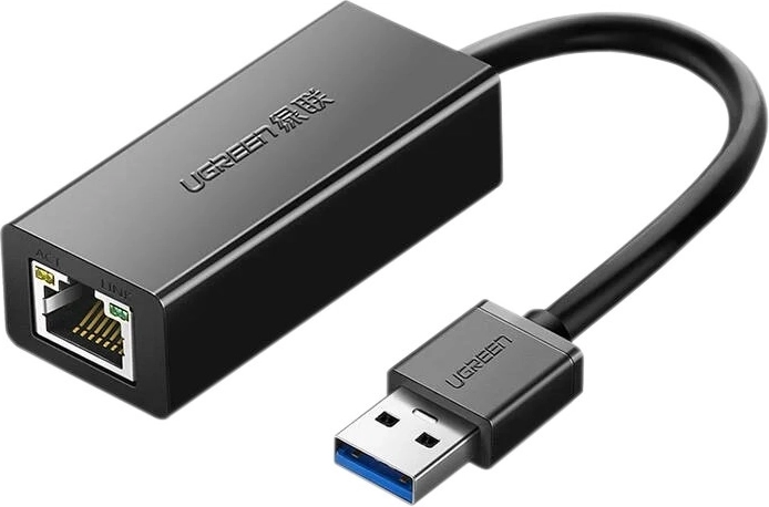 Ugreen CR111 USB 3.0 gigabitový síťový adaptér na RJ45 (černý) - 1 kus