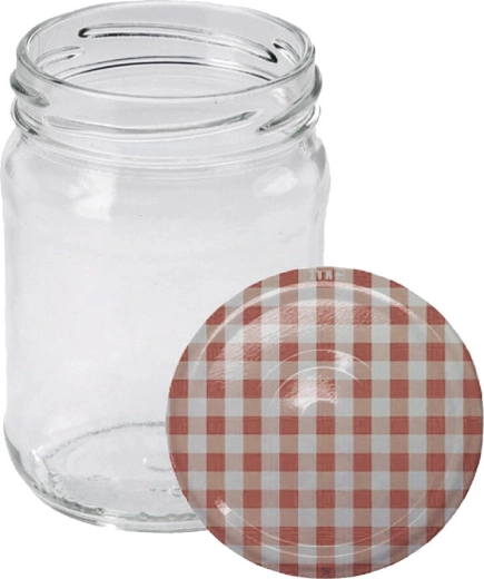 Zavařovací sklenice 250 ml TWIST 66 s víčky KANAFAS (10 ks)