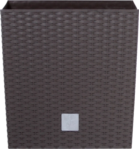 Květináč Rato Low s vložkou 40 × 40 cm umbra