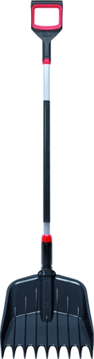 Lopato‑hrábě Rake Loader 2 v 1, černé