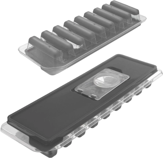 Silikonová forma na ledové kostky s víčkem 26,5 × 9,5 cm