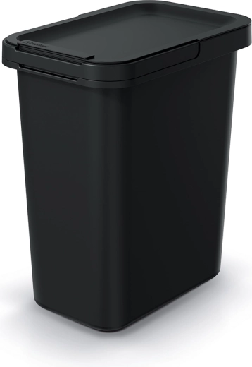 Odpadkový koš Systema 12 l – recyklovaná černá