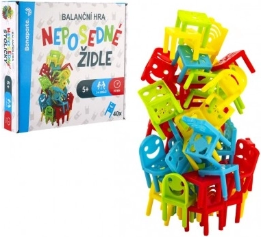 Neposedné židle balanční hra pro děti