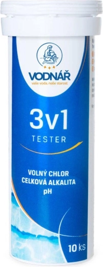 Testovací proužky 3 v 1 VODNÁŘ (10 ks)
