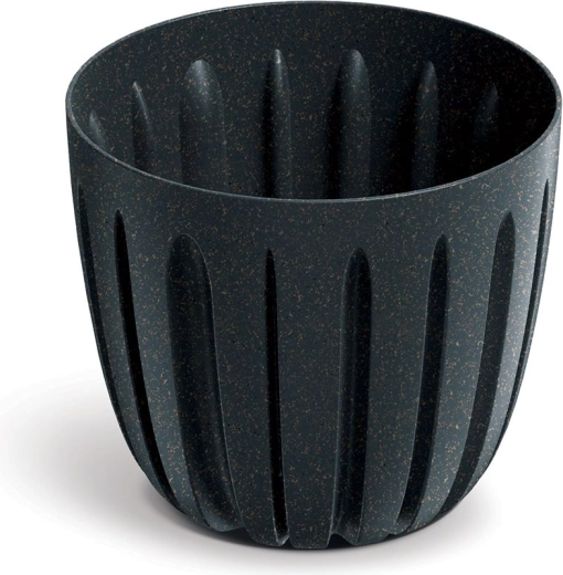 Květináč Wario Eco Wood 13,8 cm antracit