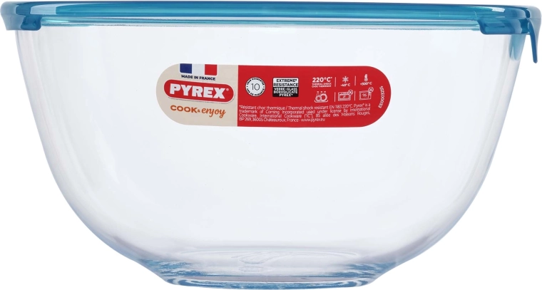 Skleněná mísa Pyrex s víkem 2 l, 21 cm