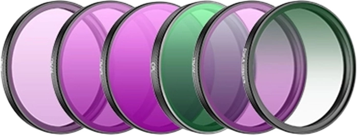 Sada filtrů pro DJI Osmo Action 6 – CPL, ND8/16/32/64 a Black Mist 1/4