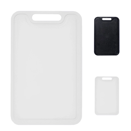 Velká obdélníková kuchyňská krájecí deska z polypropylenu 38 × 24 cm