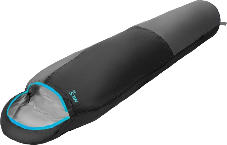 Ultralehký spací pytel NILS Camp NC1705 černý/mátový