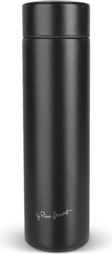 Lamart termoska s digitálním teploměrem 450 ml černá