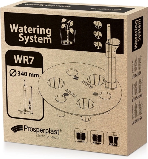 Zavlažovací systém do kulatých květináčů Round 31,7 cm