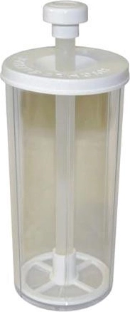 Ruční šlehač na cappuccino – transparentní plast