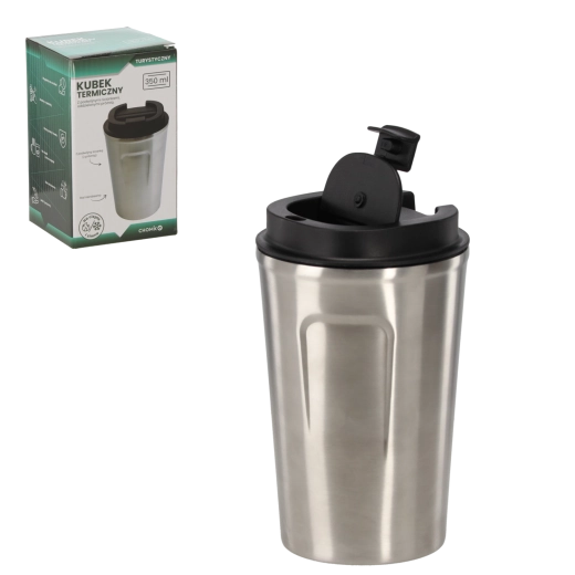 Termohrnek 350 ml z nerezové oceli s víčkem na šroub