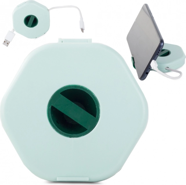 Otočný pořadač kabelů s telefonním stojanem