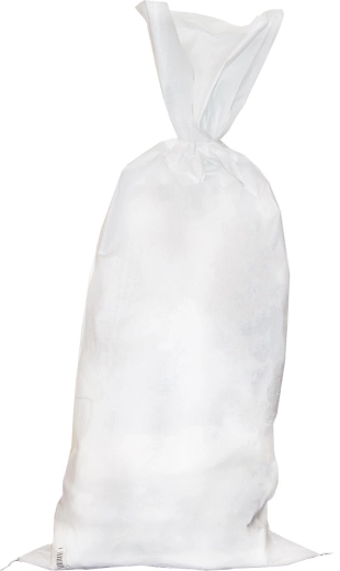 Bílý tkaný PP pytel 150 × 85 cm