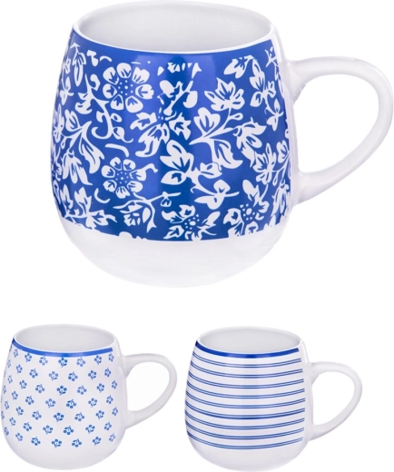 Keramický hrnek Blue design 580 ml mix
