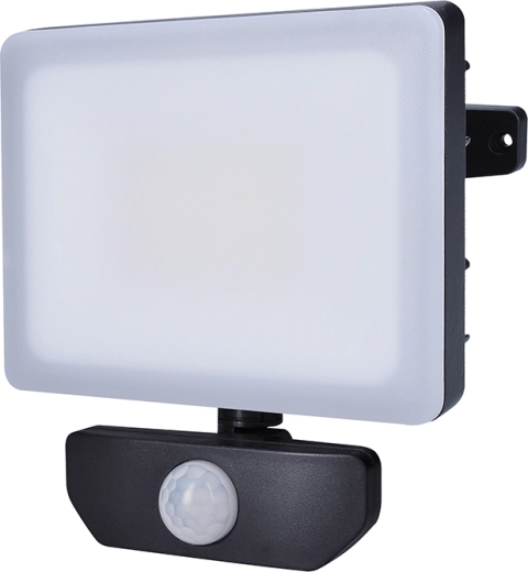 Solight Quick LED reflektor se senzorem pohybu 30 W, 2550 lm, 4000 K, IP44, černý