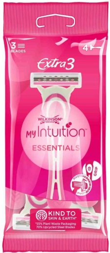 Wilkinson Extra Essentials 3 Beauty jednorázové holítko, 4 ks