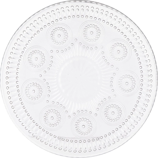 Skleněný dezertní talíř Daisy 17 cm