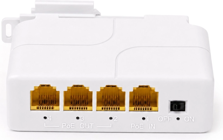 Gigabitový PoE extender RENEW FORCE se 4 porty