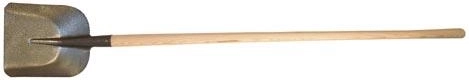 Lopata 23 cm s násadou, kladívkový komaxit