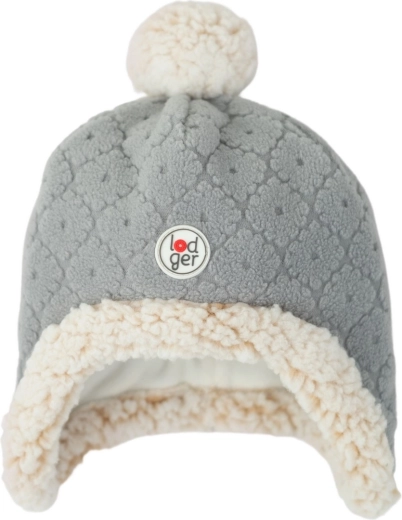 Lodger fleecová čepice Hatter folklore fleece drizzle (1–2 roky)