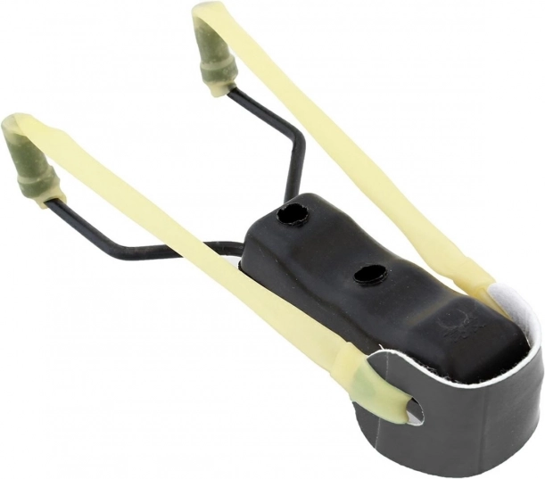 Rybářská prak s výkonnými gumami