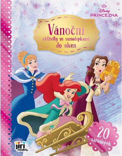 Vánoční aktivity se statickými samolepkami do oken – Princezny