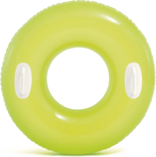 Plovací kruh s úchyty Intex 76 cm žlutý