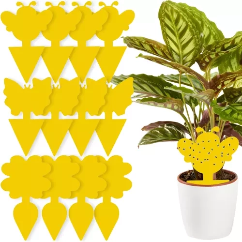 Žluté lepové pasti na hmyz 12 ks