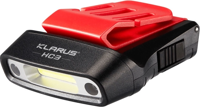 Klarus HC3 Red – nabíjecí čelovka se senzorem pohybu, 100 lm