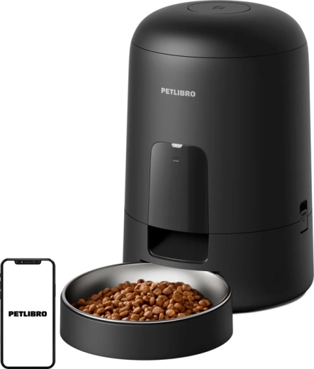 Petlibro Air inteligentní automatický dávkovač krmiva 2 l černý