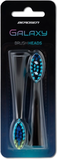Náhradní hlavice pro sonický kartáček Berdsen Galaxy, 2 ks