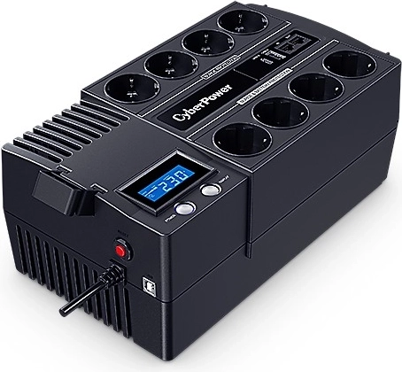 Záložní zdroj ups CyberPower 1200 va/720 w s lcd, avr a 8× schuko
