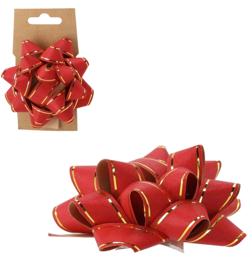 Dárková mašle 10 cm – červená