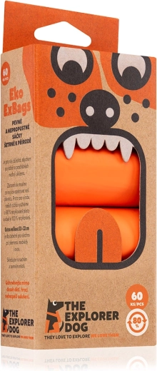 Explorer Dog ekologické sáčky na psí exkrementy 60 ks