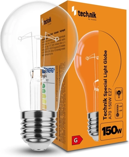 Speciální žárovka A70 150 W E27 teplá bílá Technik Special Light