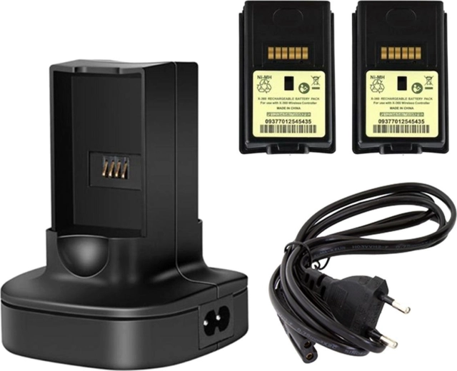 Nabíjecí stanice pro ovladače XBOX 360 se 2 akumulátory