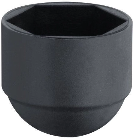 Ochranná klobouková krytka na šrouby a matice M8/13, černá, 100 ks