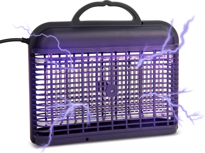 UV lapač hmyzu 230 V závěsný černý