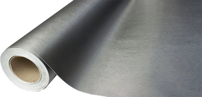 Termoplastická samolepicí fólie grafitově kartáčovaná 1,52x30m