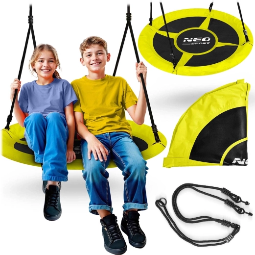 Houpací kruh čapí hnízdo Neo-Sport Swingo 105 cm