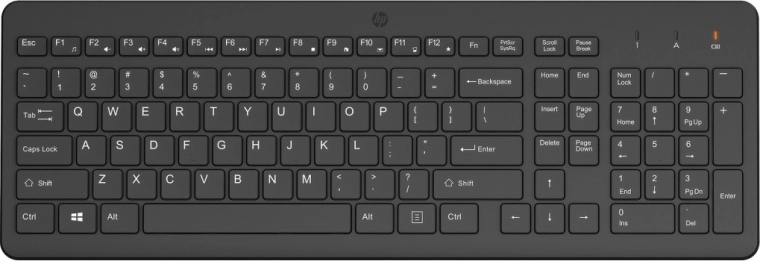 bezdrátová klávesnice HP 220