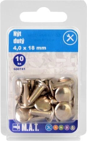 Dutý nýt 4 × 18 mm (10 ks)