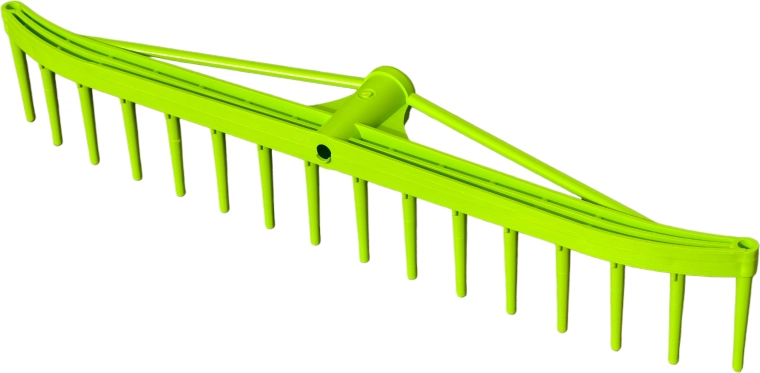Plastové hrábě na seno a listí, velké