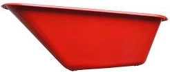 Plastová korba na kolečko 180 l červená