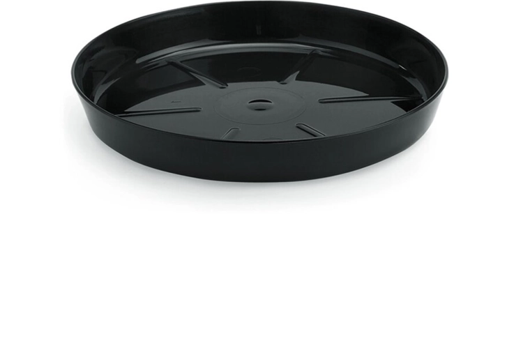 Podstavec pod květináč Lamela černý 12,6 cm