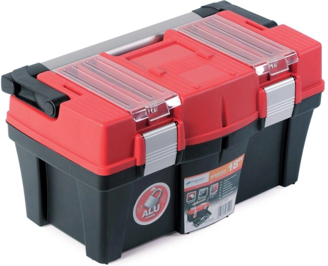 Kufr na nářadí 18" APTOP PLUS, červeno‑černý