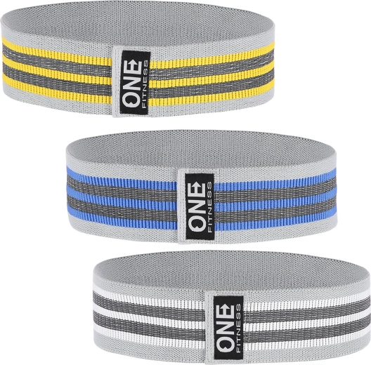 Sada odporových gum na boky ONE Fitness 3v1