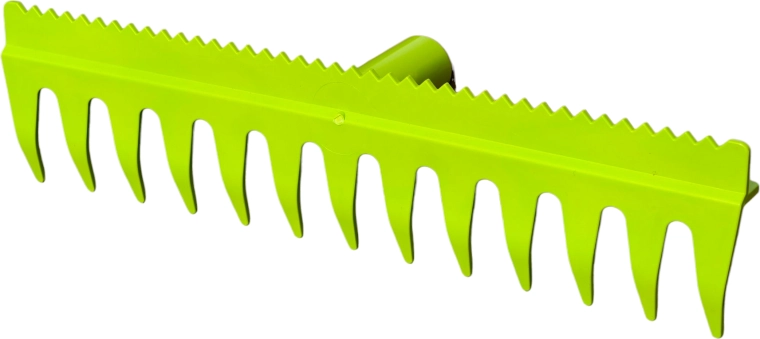 Plastové hrábě na hlínu, 13 zubů